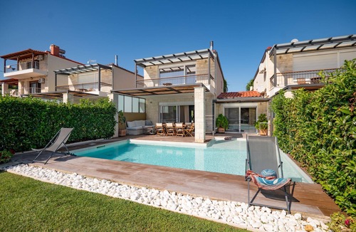 Pallini Villa | 3 Bedroom Villa, Private Pool and Garden, 2 Bathrooms, A/C, Wifi, Close to the beach and restaurants