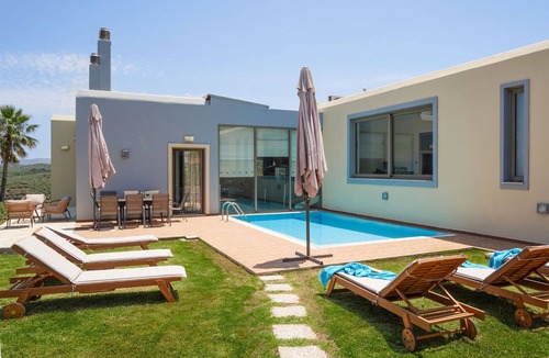 Platanias Villa | 5-bedroom Modern Interior Villa of 300 sq m with private (heated) pool