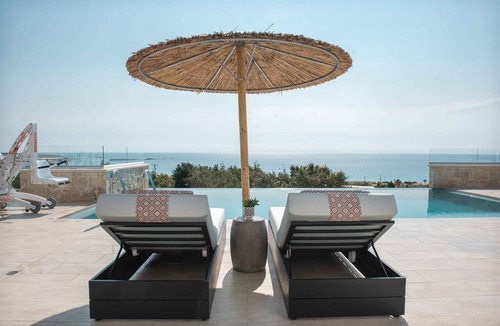 Falassarna Villa | Actea Seaview Villas I Free* heated pools, 800m sea
