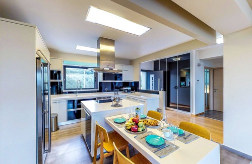 Kontomari Villa | Aegea Villa Chania: 5' to Beach/Private Heated Pool/Sea View/Gym