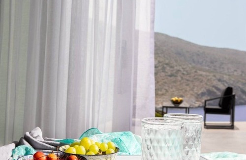 Agia Pelagia Villa | Alluring Crete Beachfront Villa | Villa Kriti Serenity | 5 Bedrooms |.