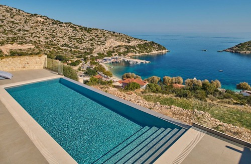 Elation House | Amazing sea view and private pool - Blue Sea House at 200 m from the beach