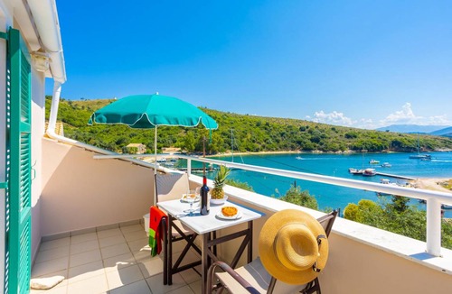 Agios Stefanos Apartment | Anna: Walk to Beach, Sea Views, A/C, WiFi, Car Not Required - 3426