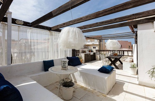 Old Town Rethymnon Apartment | Antonia's Blue Apartment- Old town view