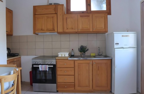 Agios Nikitas Apartment | Apartment 'Villa Milia - 3' with Sea View, Wi-Fi and Air Conditioning