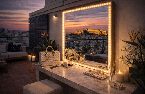 Omonia Condo | Athens rooftop terrace suite