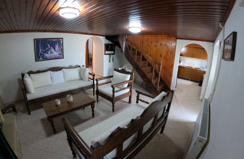 Mavromati House | Authentic Mountain Villa near Meteora- Fireplace, Views & Family Comfort