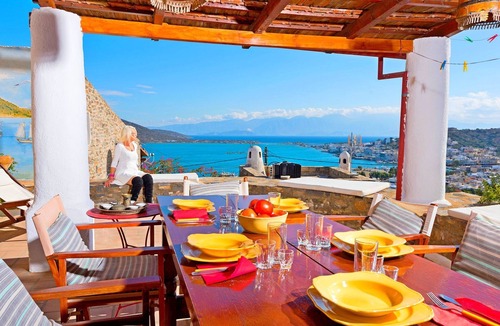 Mavrikiano House | Authentisches Kreta Elounda Haus mit Meerblick Margarita by Interhome