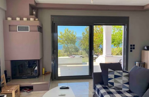 Chalcis House | Beach View House with Private Garden