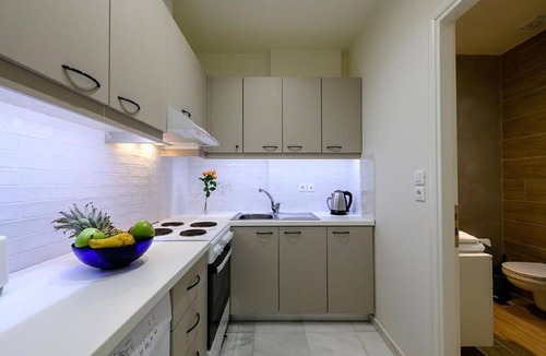 Agios Nikolaos Town Apartment | Bellevue Suites - Studio 1 with Pool View