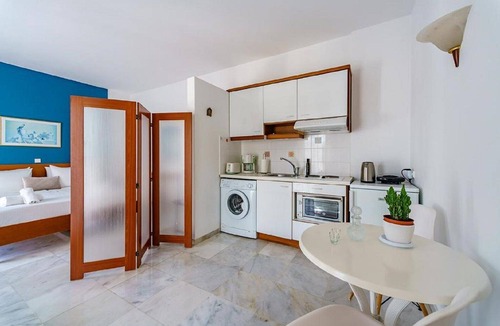Agios Nikolaos Town Apartment | Bellevue Suites Studio 2 with Sea View