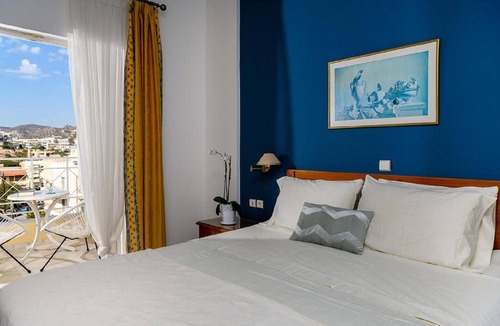 Agios Nikolaos Town Apartment | Bellevue Suites Studio 2 with Sea View