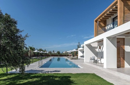 Kato Gouves Villa | Brand new 8 bedroom villa with a heated pool