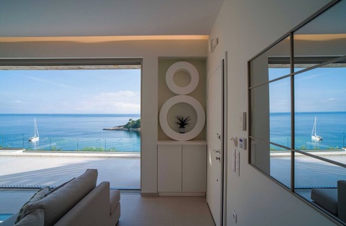 Kassiopi Villa | Brand New Sea Front Villa - 2min walk from Kassiopi town & beach