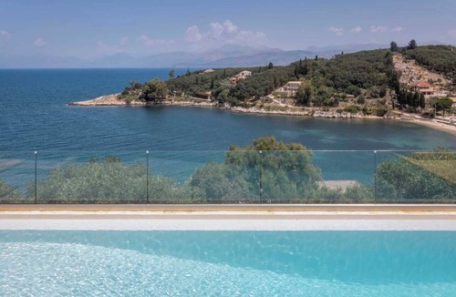 Kassiopi Villa | Brand New Sea Front Villa - 2min walk from Kassiopi town & beach
