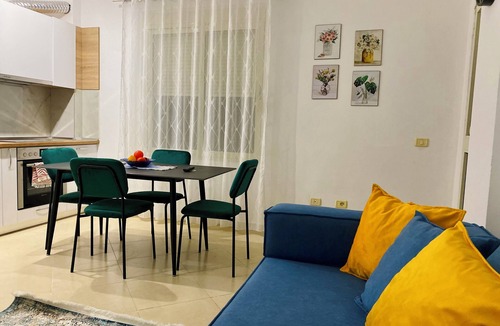 Golem Apartment | Charming 1-bedroom apartment with AC and WiFi in lovely Durrës