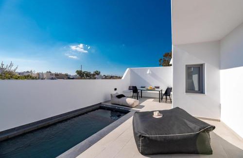 Perissa Villa | Charming Santorini Villa 2 Bedrooms Premium Villa Private Heated Pool