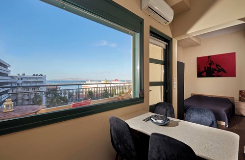 Heraklion Apartment | City Center Penthouse with Sea View