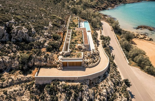 Kalathas Villa | Coastal Villa Defined by Detail & Sleek Simplicity by etouri