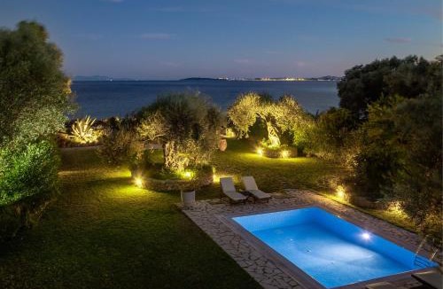 Barbati Villa | Cote Jardin Seafront Villa Direct access to the beach