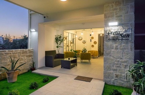 Rethymno Apartment | Creta Sun, Mezzanine 202 City view