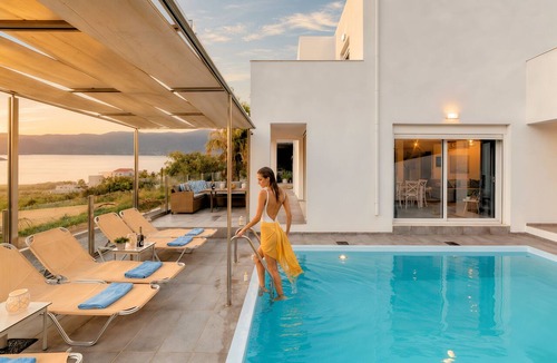 Dramia Villa | Cretan Sunset Villa | Heated Pool