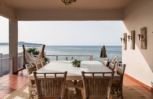 Agii Apostoli Villa | Dazzling Crete Villa | 3 Bedrooms | Villa Saffron Sunset | Beachfront