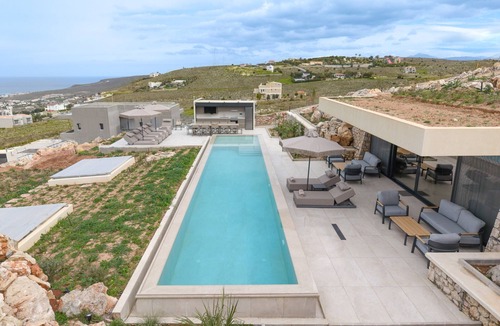 Gouves Villa | Domaine–Earth,Luxury Eco Villa, private pool, up to 10