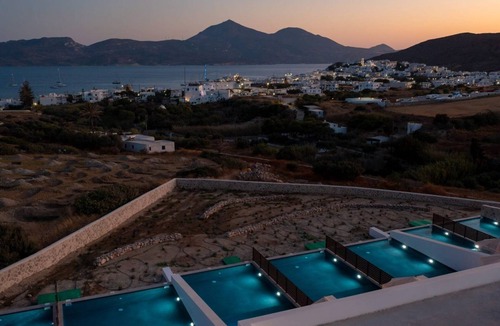 Adamas Apartment | Elmyra Suite, Divine Sea Views, Private Pool, Furnished Terrace, Milos