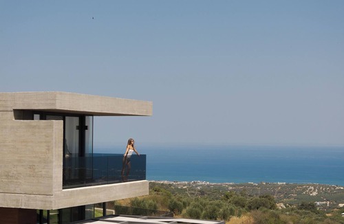 Rethymno Villa | Esse Villa, a Linear Sea-View Wellness Retreat