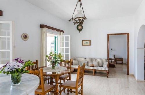Agios Stefanos Apartment | Evanna: Walk to Beach, Sea Views, A/C, WiFi, Car Not Required