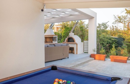 Roda Villa | Family Villa Ami - private minigolf, outdoors gym, heated pool - 2min from beach