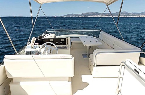 Astypalaia Boat Rental | Ferretti Yacht 19m, a Luxury Accommodation with Astypalea VIP Yachting