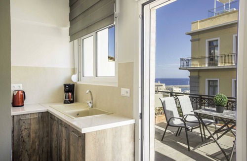 Heraklion Apartment | Harbour View 1BR w/Terrace Heart of Heraklion–Walk to Lions Sq, Museums & Port 5