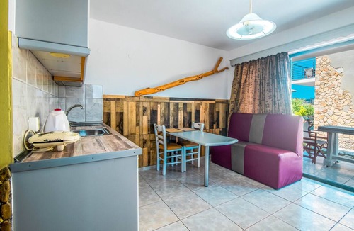 Arillas Apartment | Holiday Studio 'Mirage Arillas Studio Type A10' next to Beach with Balcony, Shared Pool & Wi-Fi