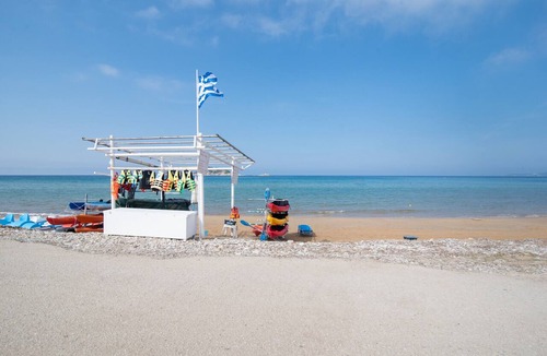 Arillas Apartment | Holiday Studio 'Mirage Arillas Studio Type A10' next to Beach with Balcony, Shared Pool & Wi-Fi