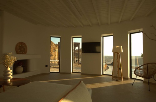 Ftelia Villa | HoM Mykonos. 4-bedroom sea & sunset view Villa with private pool