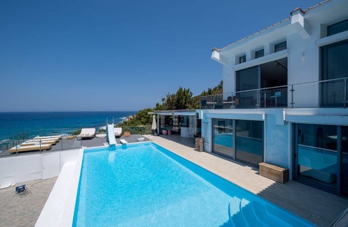 Gialiskari Villa | Ikaria Beachfront Villa | 7 Bedrooms | Villa Indigo Blue Haven | Infinity Pool