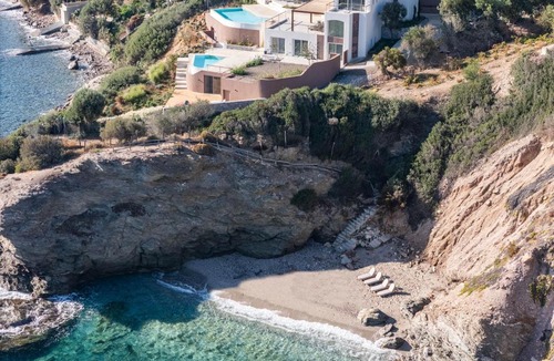 Malevizi Villa | In Blue Villa, Sea View Reverie with a Secluded Beach by etouri