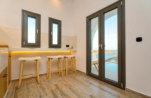 Ios Town Villa | Ios Seaside house with sunset view and small pool