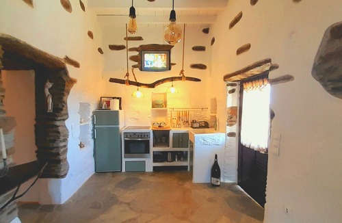 Andros House | Kalliberry Cycladic stone villa Elissavet with private pool & magnificent view