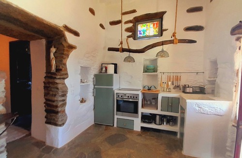 Andros House | Kalliberry Cycladic stone villa Elissavet with private pool & magnificent view