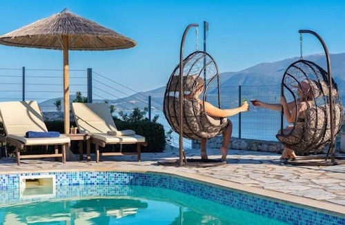 Agia Efimia Villa | 𝐊efalonia 𝐇orizon 𝐕illa 1- Amazing sea & mountain view w/private heated pool