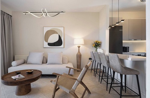 Agia Apartment | Kymélia Upper Suite With Private Hot Tub & SeaView