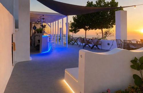 Pyrgos Condo | LOFT KAVES POOL AND BAR SUITES-ΣΠΗΛΑΙΩΔΗΣ ΠΑΡΑΔΟΣΙΑΚΗ ΚΑΤΟΙΚΙΑΣ ΜΕ ΘΕΑ ΤΟ ΑΙΓΑΙΟ