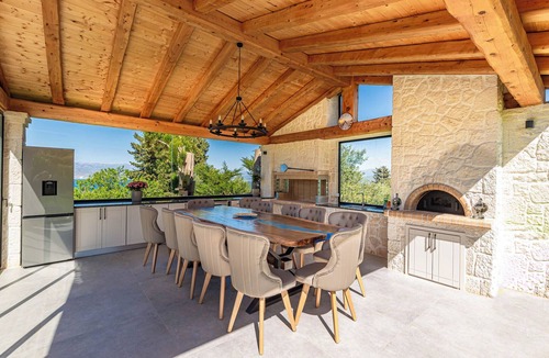 Kassiopi Villa | Luxurious Villa Arthur in Corfu | Heated Pool & Jacuzzi, Sea Views, Outdoor BBQ