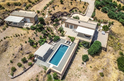 Kampos Villa | Luxurious Villa featuring a private pool, scenic outdoors and breathtaking views