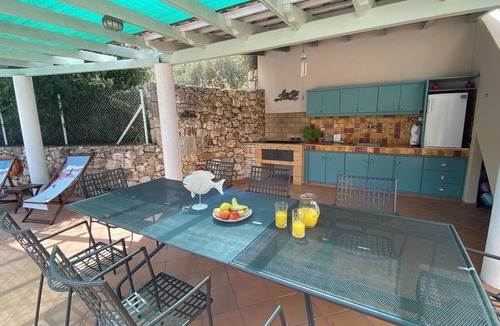 Agia Efimia Villa | Luxury semi-detached Villa Agia Efimia,No car rental necessary,Shared large pool