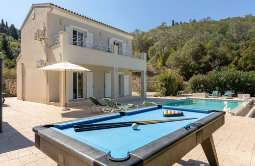 Agios Stefanos Villa | Luxury villa, heated pool, secluded in Saint Stefanos Sinies