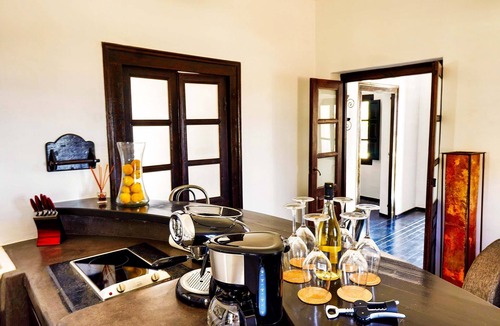 Megalochori House | Mansion Kyani with pool, large terrace and sea view